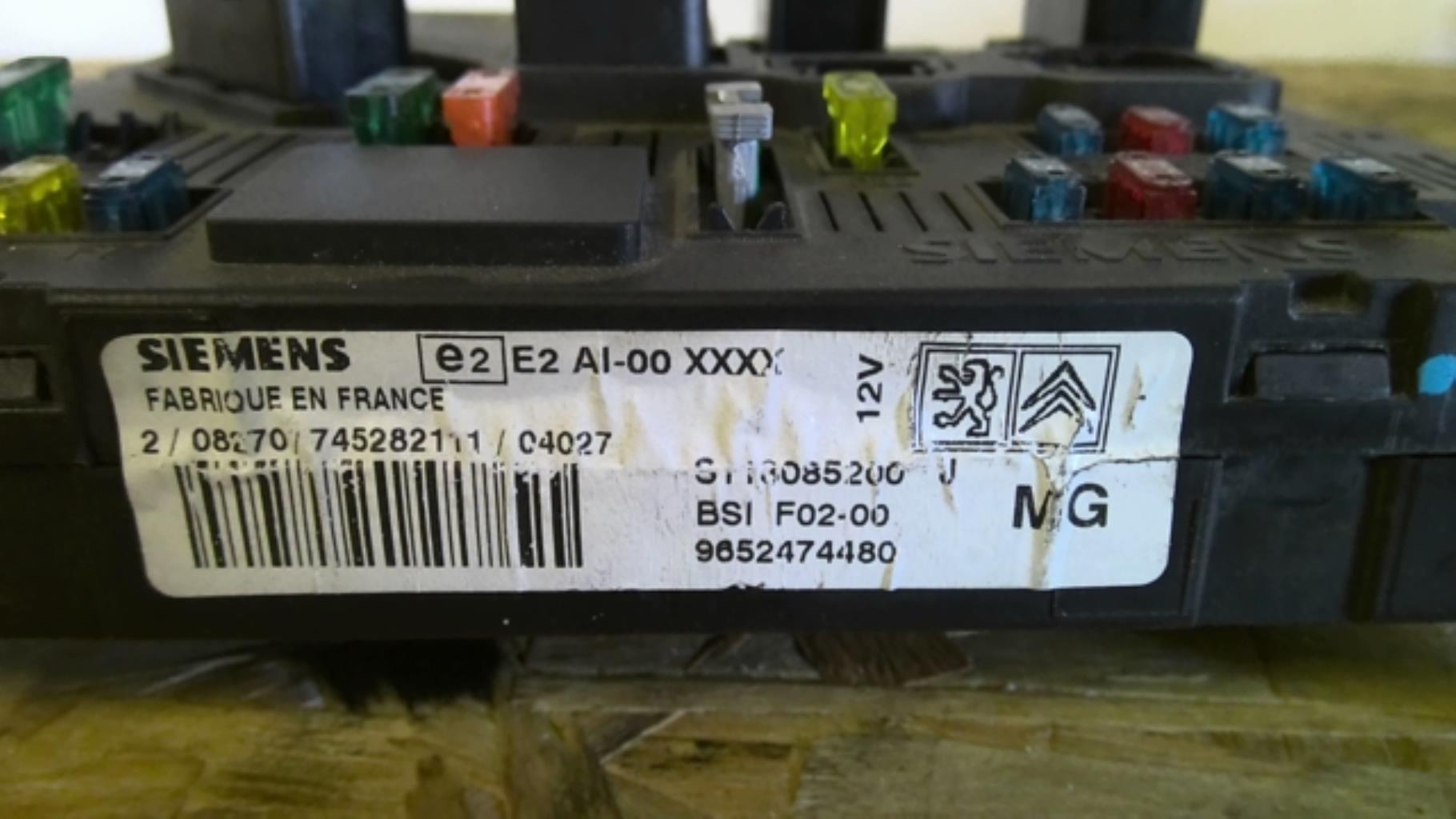 Boitier BSI CITROEN C3 1 PHASE 1 Diesel - 1