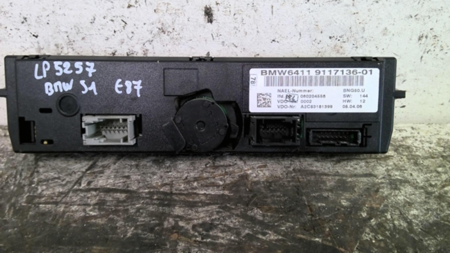 Commande chauffage BMW SERIE 1 E87 PHASE 1 Essence - 1