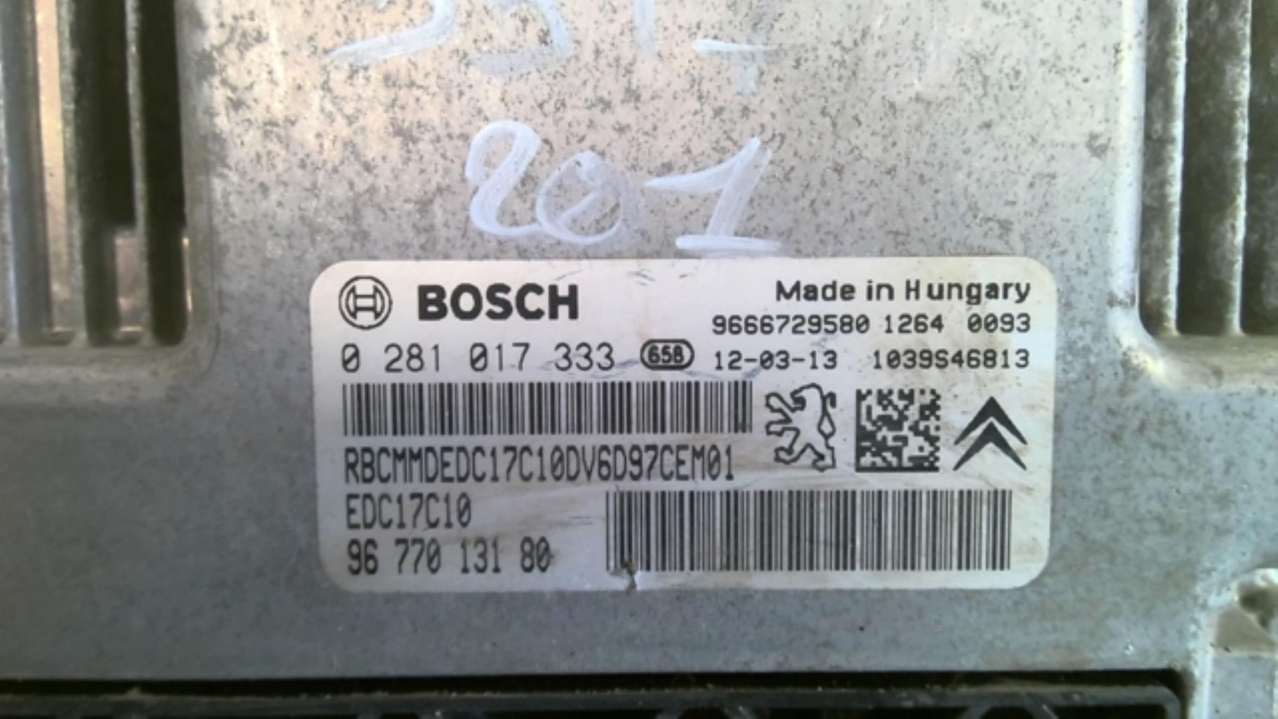 Kit de demarrage PEUGEOT 207 Diesel - 1