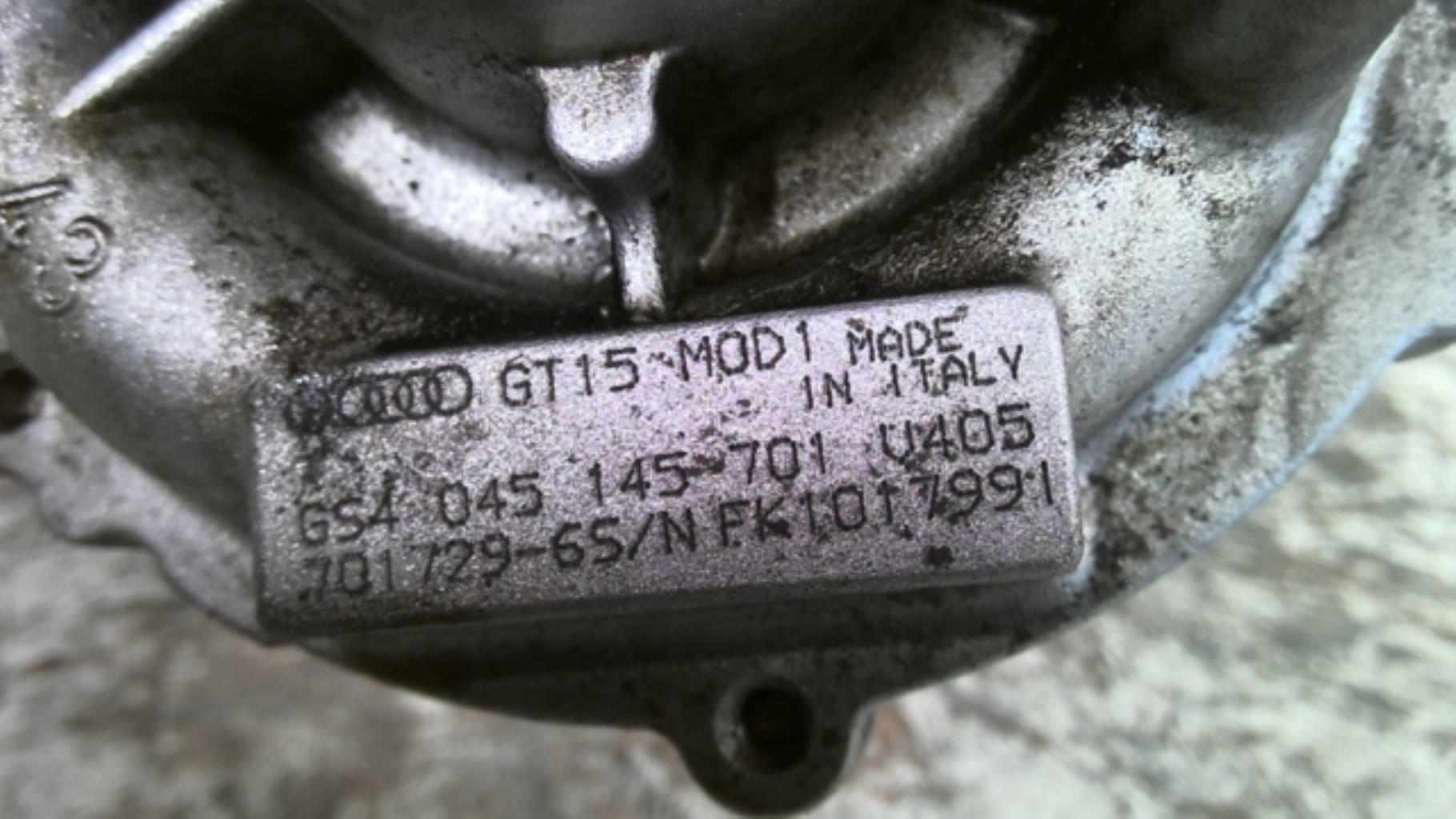 Turbo SEAT AROSA PHASE 2 Diesel - 1