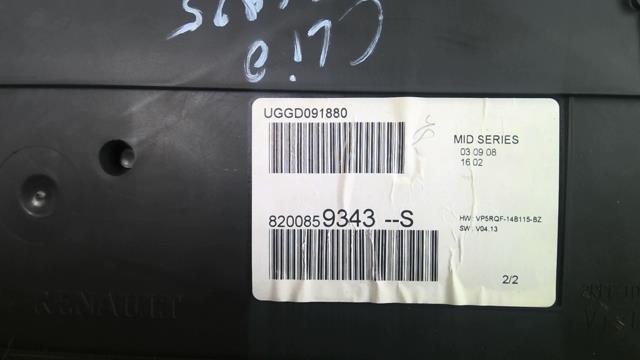 Compteur RENAULT CLIO 3 PHASE 1 Diesel - 1