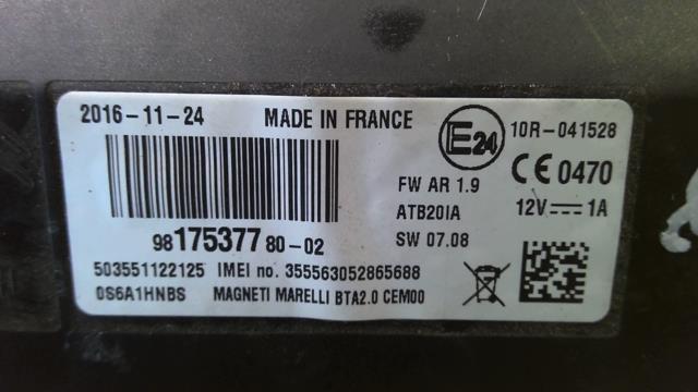 Module électronique CITROEN C3 3 PHASE 1 Diesel - 1