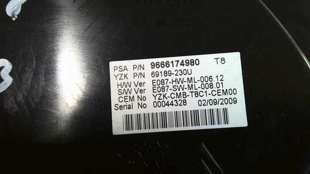 Compteur PEUGEOT 5008 1 PHASE 1 Diesel - 1