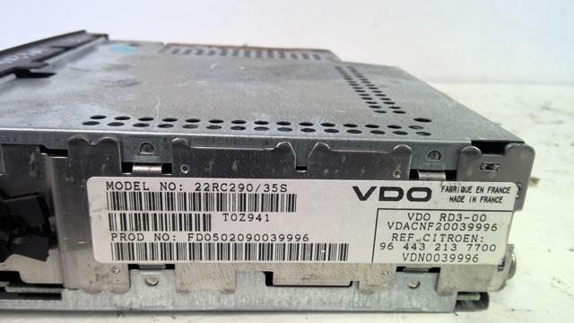 Autoradio d'origine CITROEN C5 1 PHASE 1 BREAK Diesel - 1
