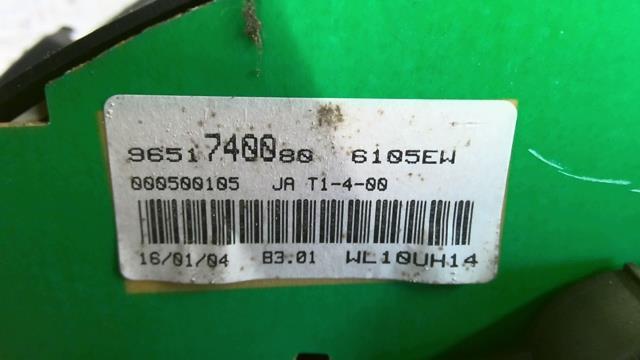 Compteur PEUGEOT 206 PHASE 2 Diesel - 1