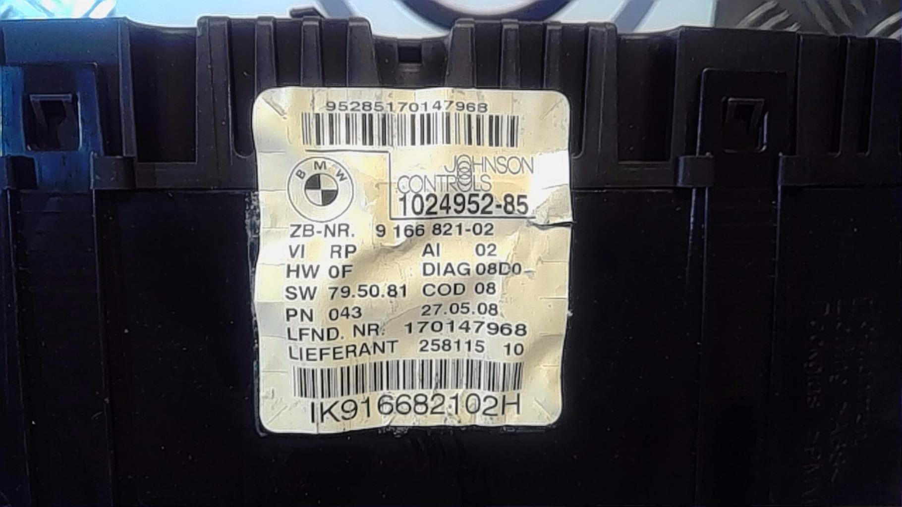 Compteur BMW SERIE 1 E81 Diesel - 1