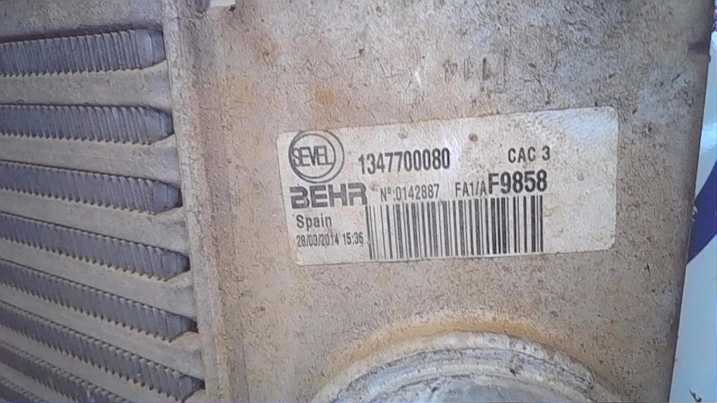 Echangeur air (Intercooler) PEUGEOT BOXER 3 PHASE 1 Diesel - 1