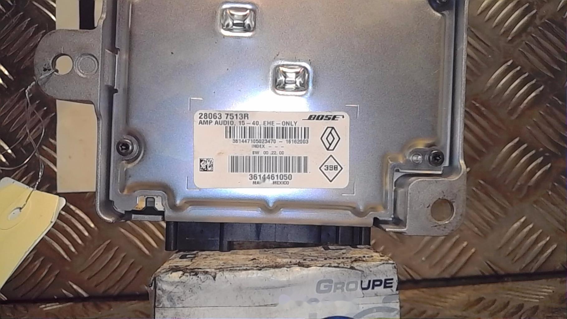 Amplificateur audio RENAULT SCENIC 4 Diesel/Hybride - 1