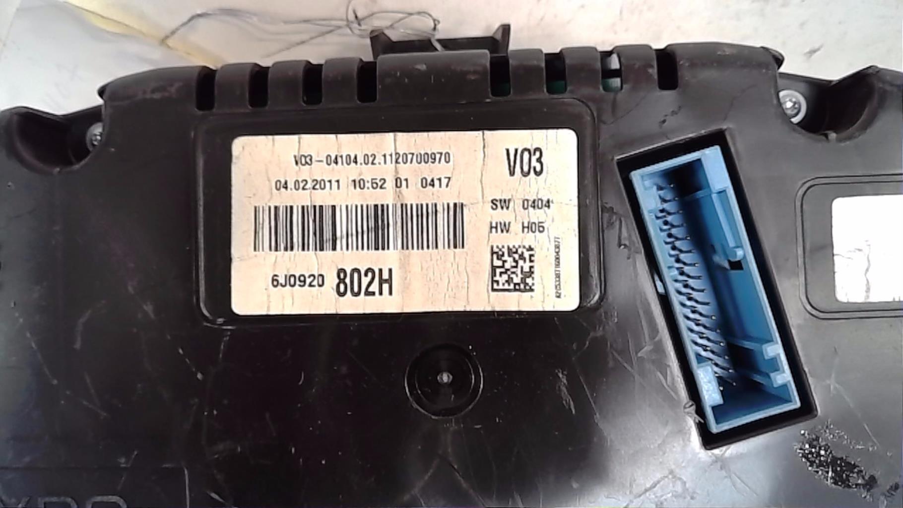 Compteur SEAT IBIZA 4 PHASE 1 Diesel - 1