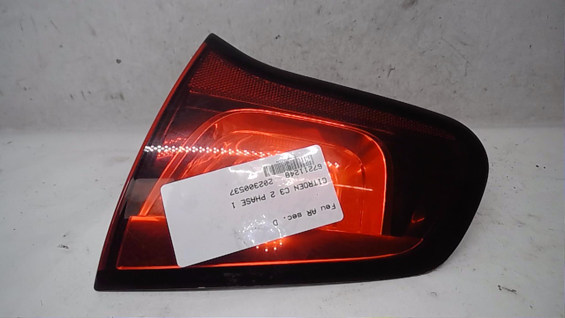 Feu arriere secondaire droit (feux) CITROEN C3 2 PHASE 1 Diesel - 1