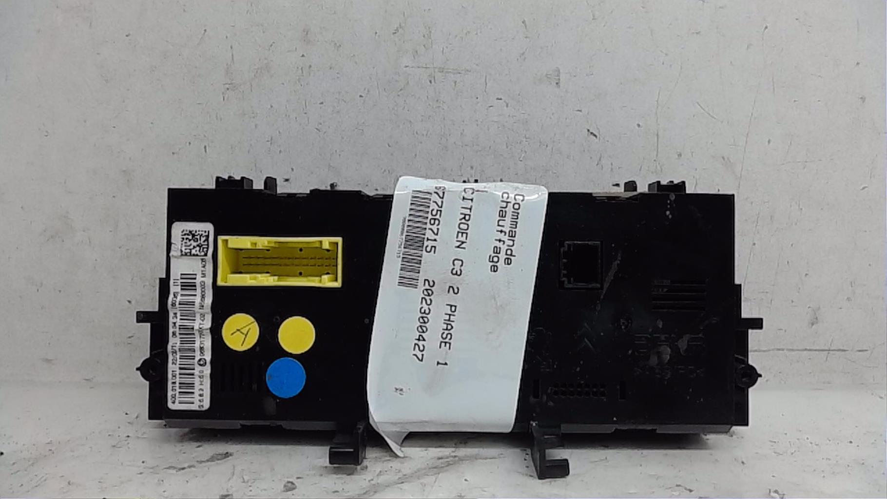 Commande chauffage CITROEN C3 2 PHASE 1 Diesel - 1