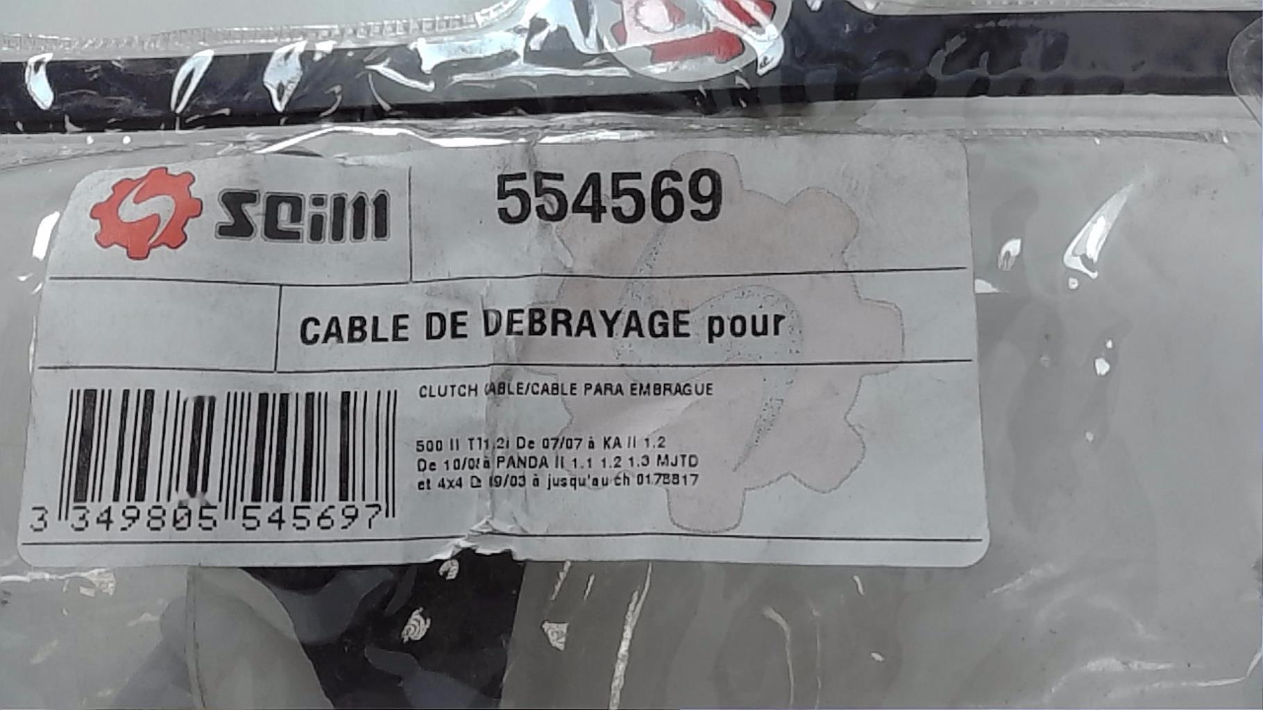 Cable embrayage FIAT PANDA 1 PHASE 1  - 1