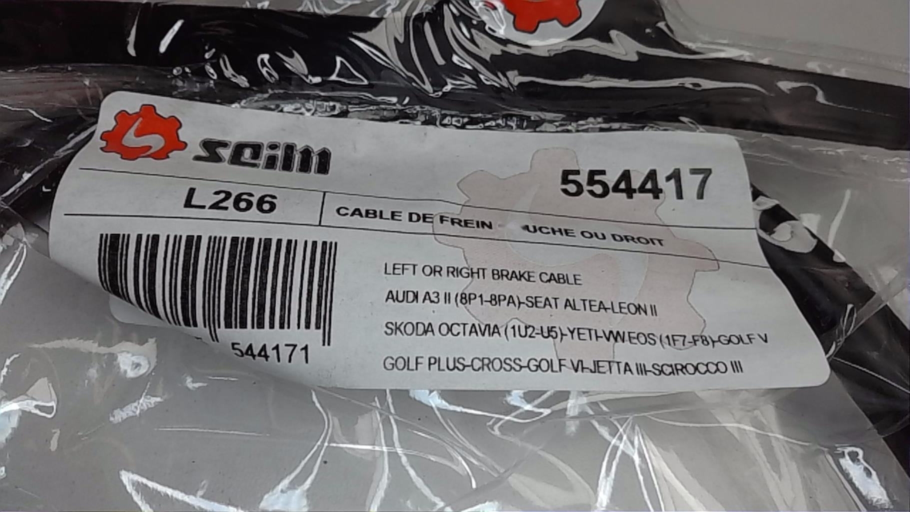 Cable de commande de frein à main VOLKSWAGEN GOLF 5  - 1