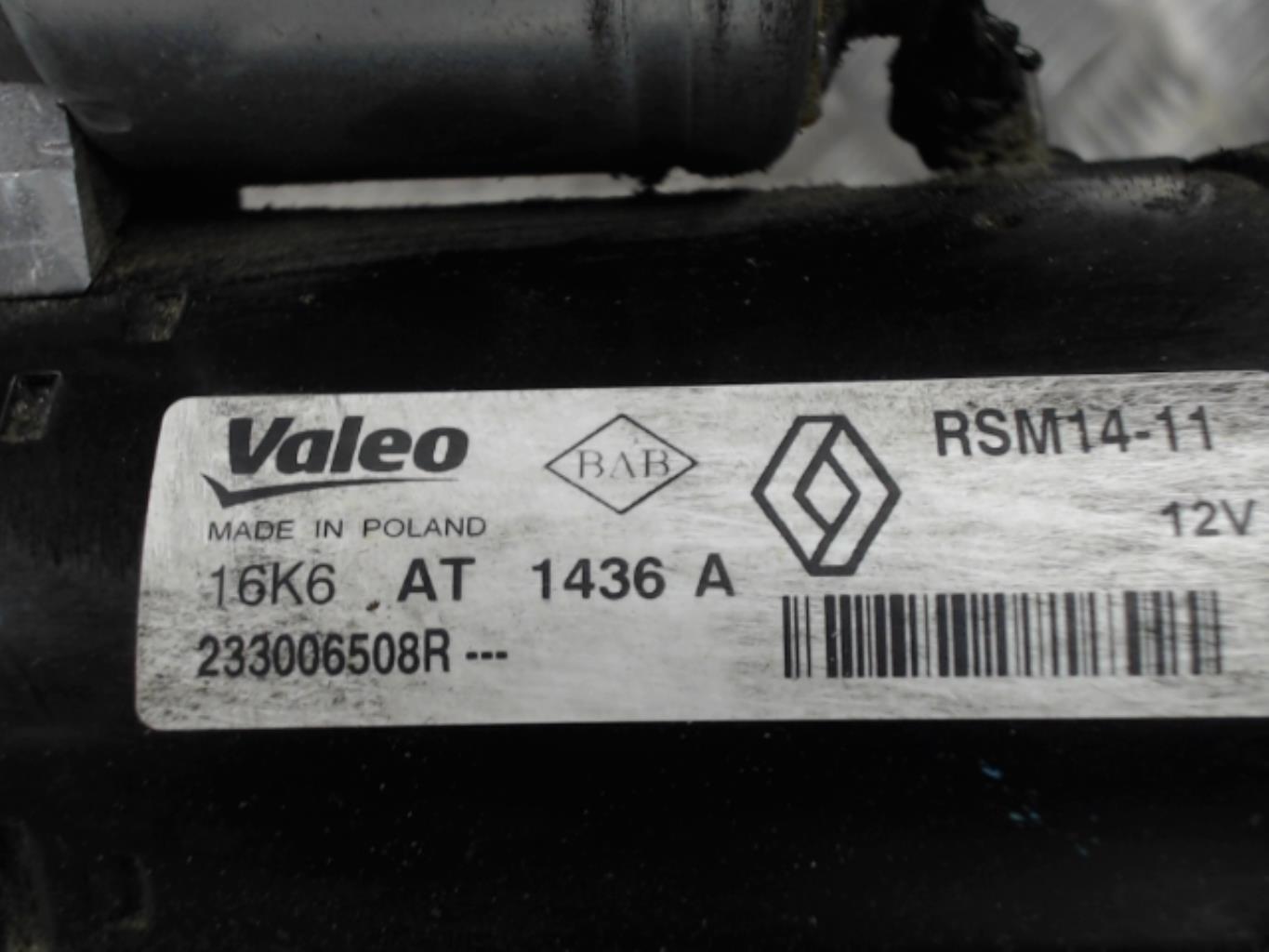 Demarreur RENAULT CAPTUR 1 PHASE 1 Diesel - 1