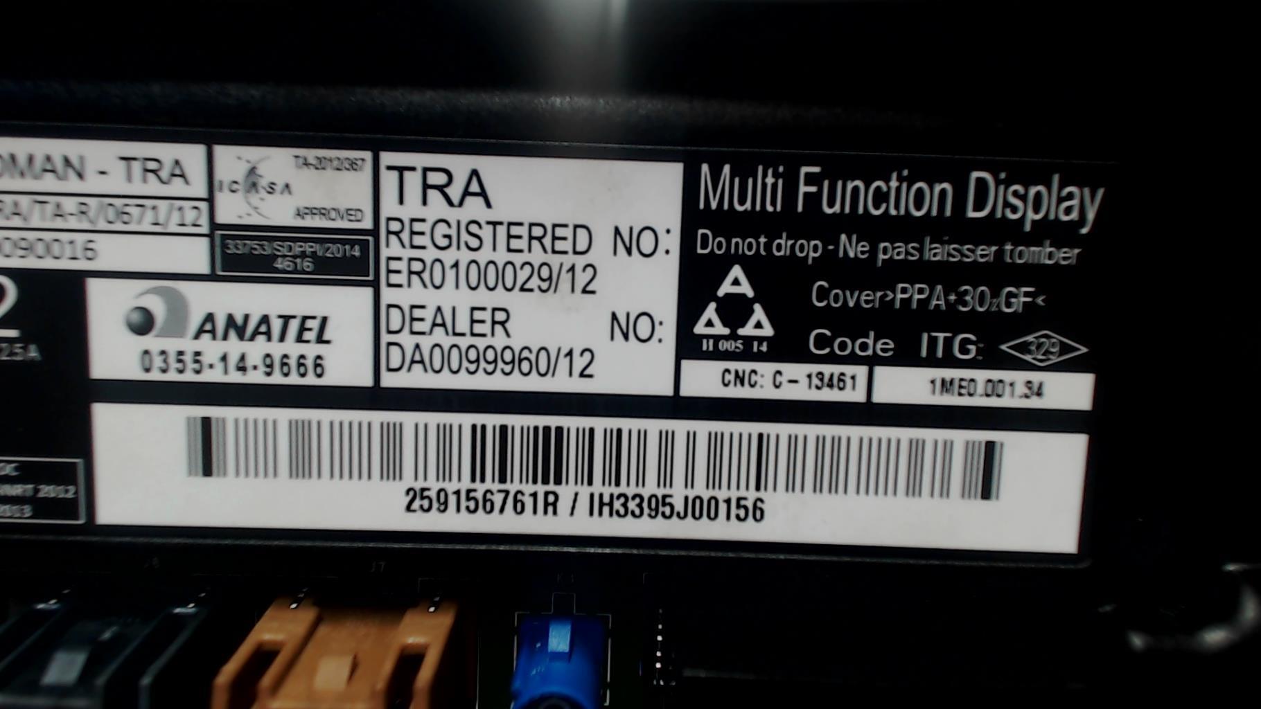 Ecran GPS RENAULT MEGANE 3 PHASE 3 COUPE Essence - 1