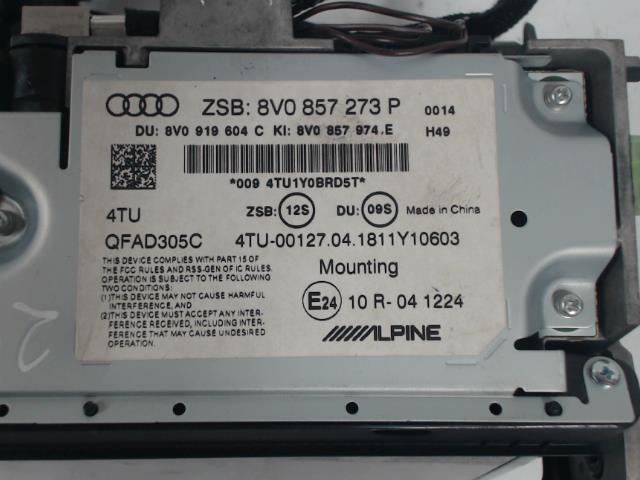 Autoradio originale AUDI A3 3 LIMOUSINE PHASE 2 Diésel - 1