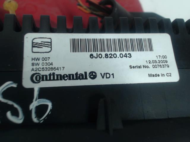 Commande chauffage SEAT IBIZA 4 PHASE 1 Diesel - 1