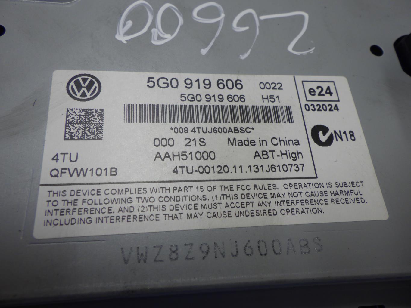 Autoradio originale VOLKSWAGEN GOLF 7 PHASE 1 Diésel - 1