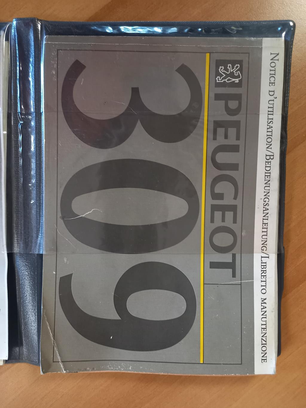 Notice d'utilisation PEUGEOT 309 PHASE 2 Essence - 1