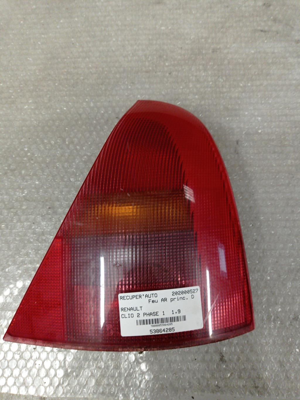 Fanale posteriore principale destro (luci) RENAULT CLIO 2 PHASE 1 Diésel - 1