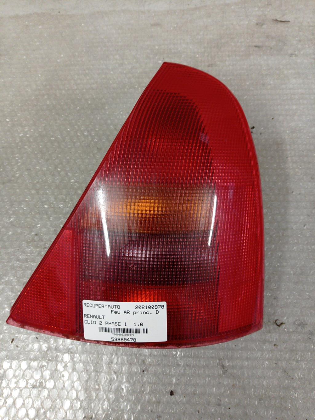 Fanale posteriore principale destro (luci) RENAULT CLIO 2 PHASE 1 Gasolina - 1