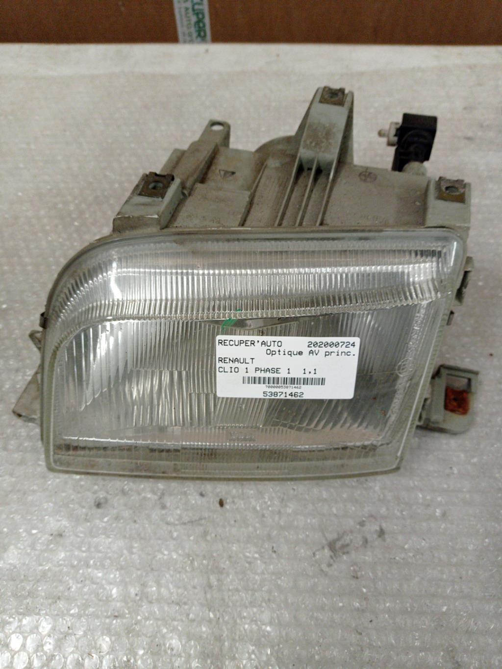 Gruppo ottico anteriore principale sinistro (luci)(faro) RENAULT CLIO 1 PHASE 1 Gasolina - 1