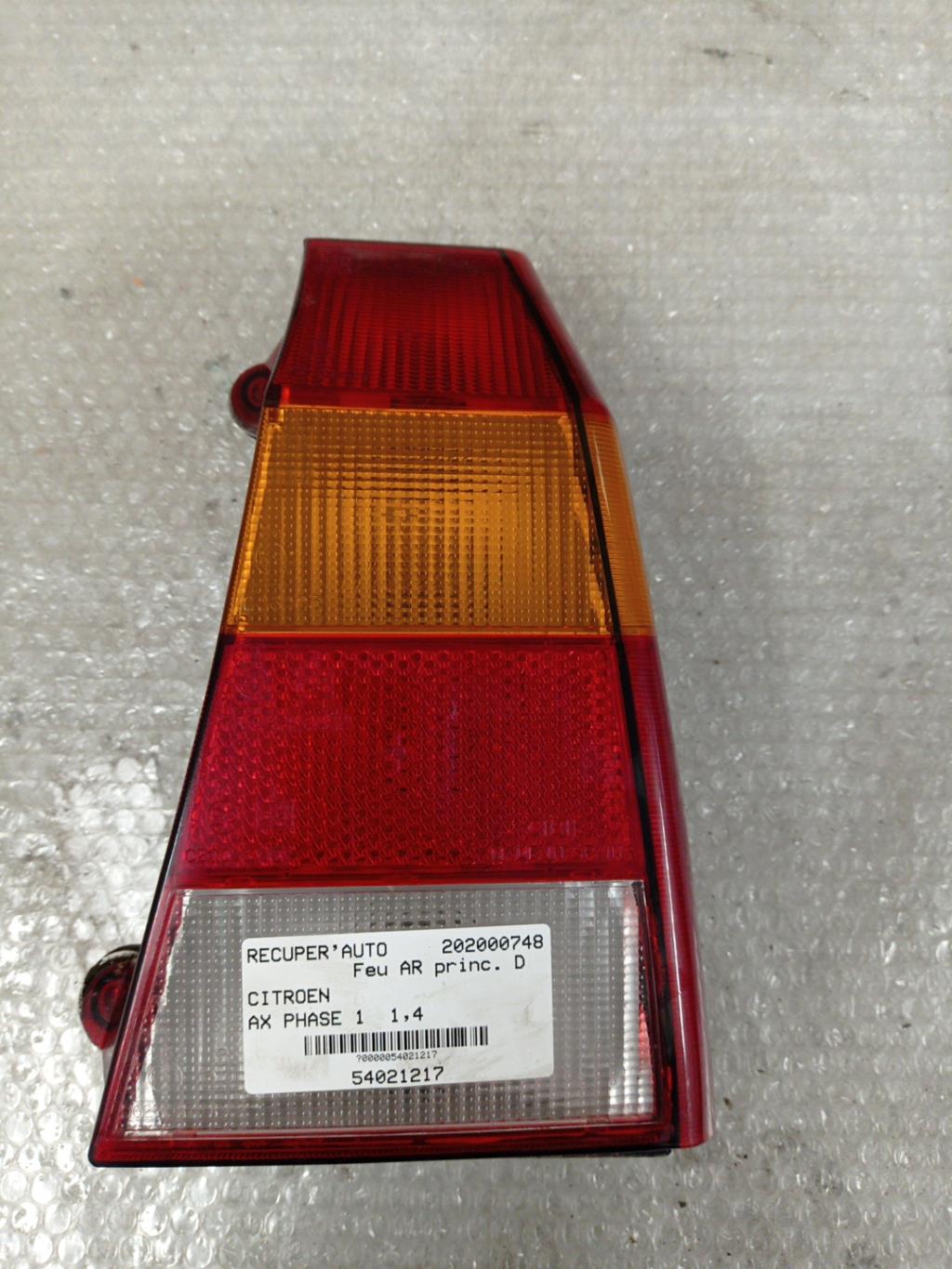 Fanale posteriore principale destro (luci) CITROEN AX PHASE 1 Diésel - 1