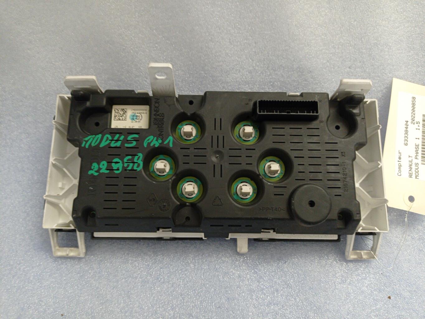 Compteur RENAULT MODUS PHASE 1 Diesel - 1