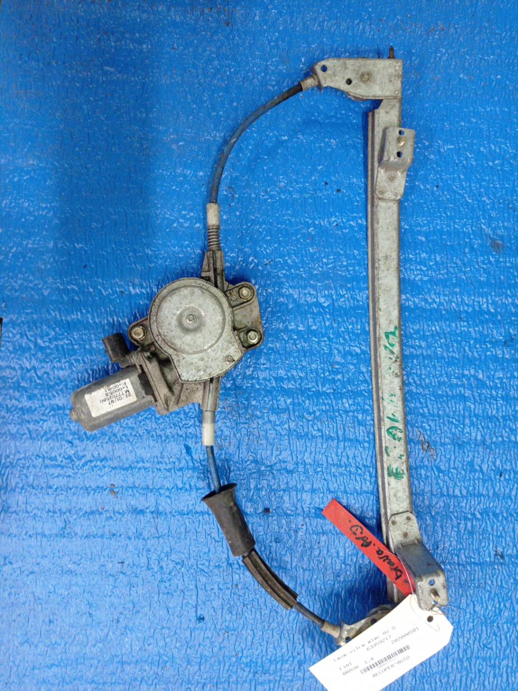 Alzacristalli elettrico anteriore destro FIAT BRAVA Gasolina - 1