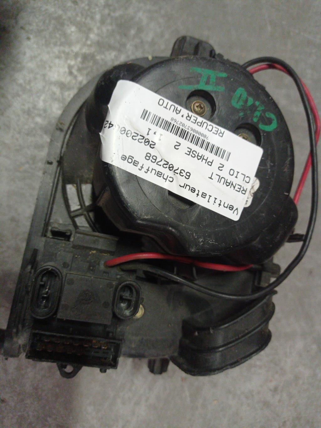 Ventola riscaldamento RENAULT CLIO 2 PHASE 2 Gasolina - 1