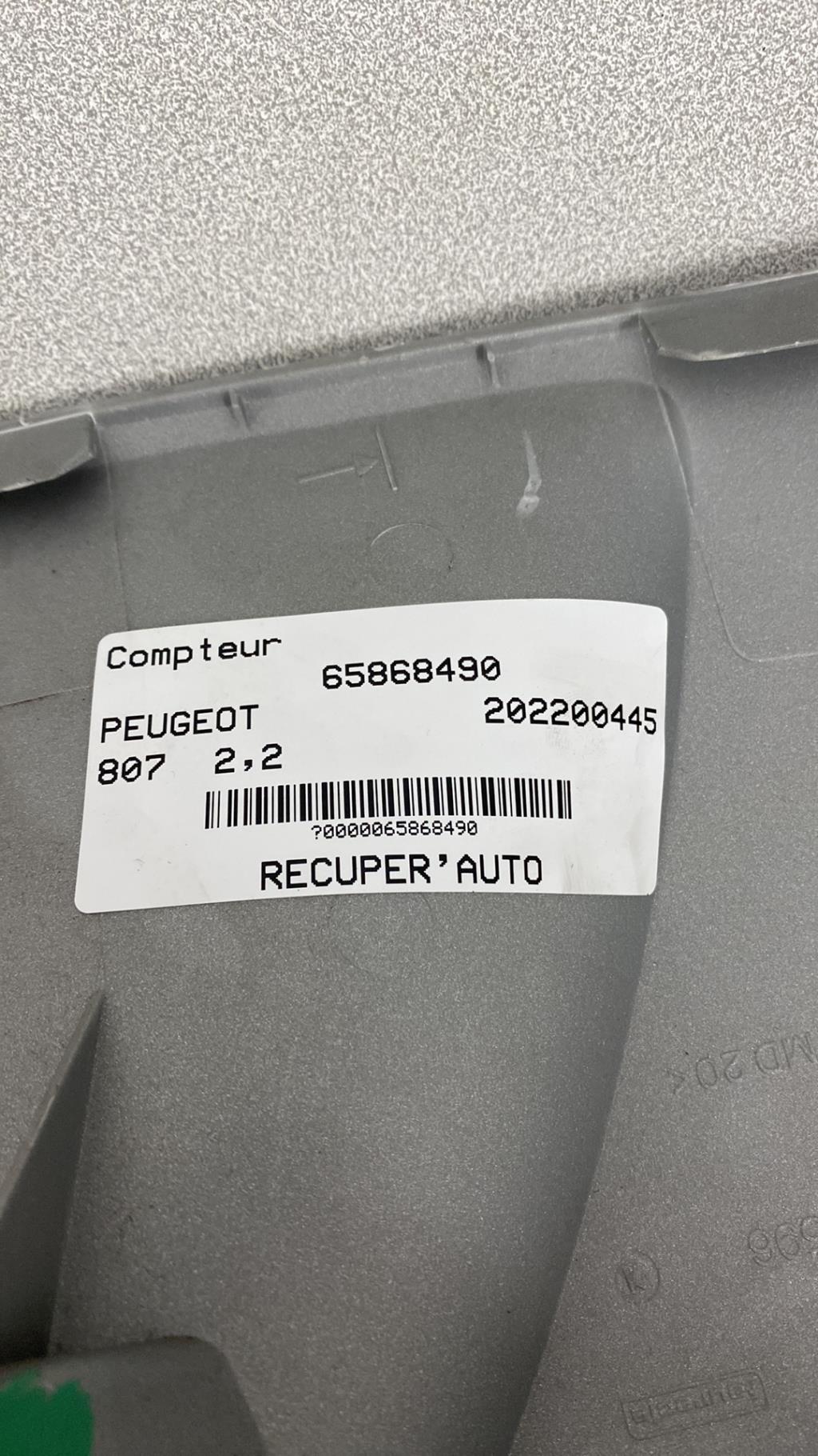 Compteur PEUGEOT 807 Diesel - 1