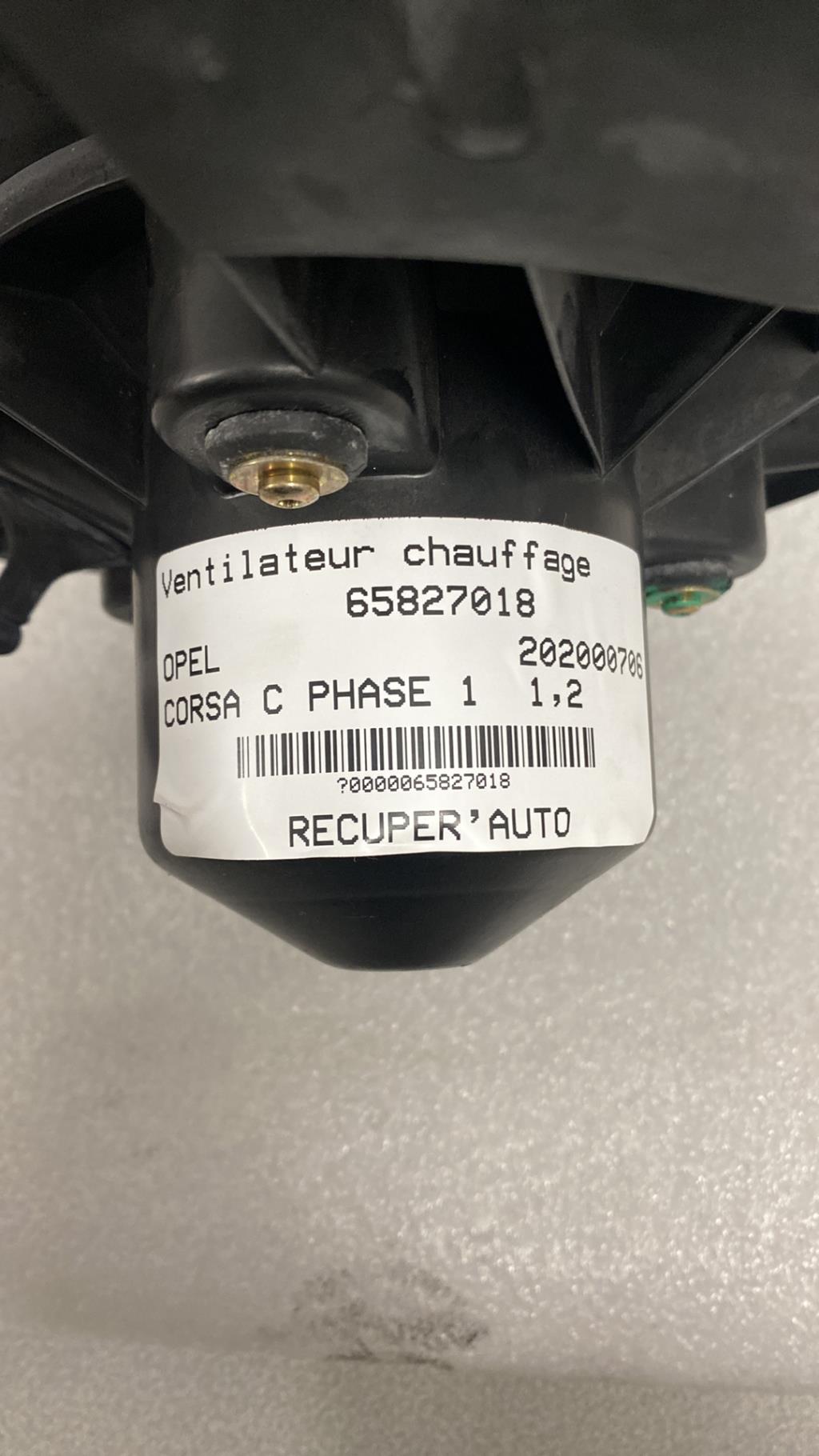 Ventola riscaldamento OPEL CORSA C PHASE 1 Gasolina - 1
