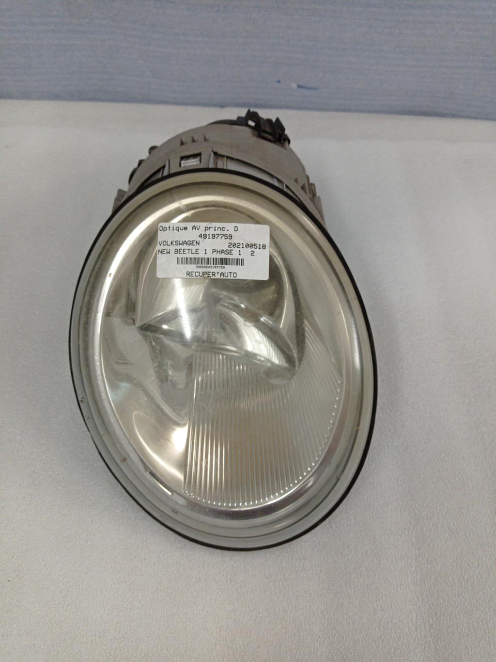 Gruppo ottico anteriore principale destro (luci)(faro) VOLKSWAGEN NEW BEETLE 1 PHASE 1 Gasolina - 1