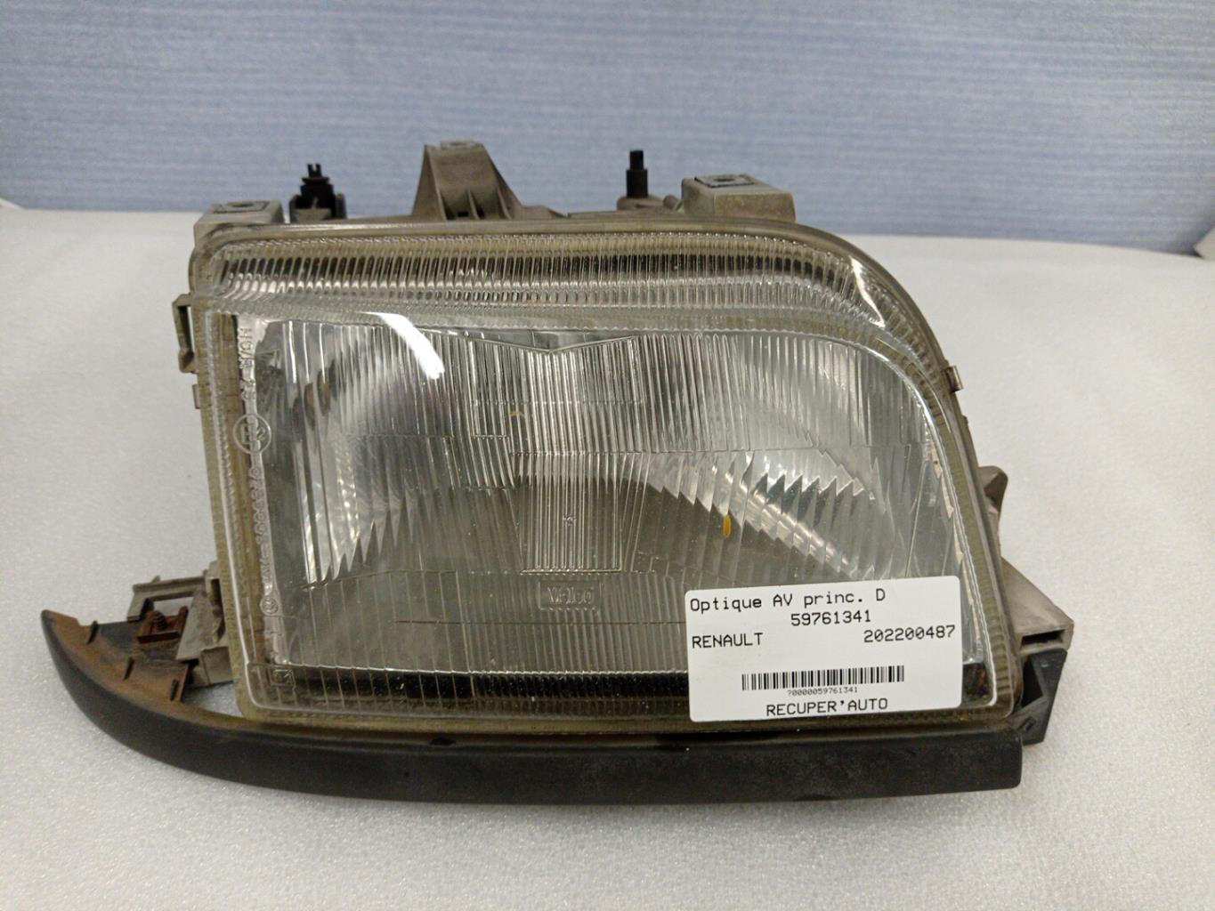 Gruppo ottico anteriore principale destro (luci)(faro) RENAULT CLIO 1 PHASE 1  - 1