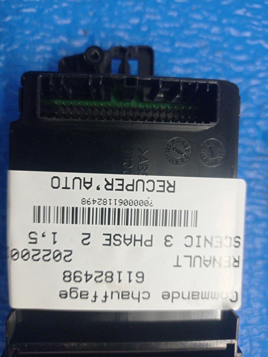 Commande chauffage RENAULT SCENIC 3 PHASE 2 Diesel - 1
