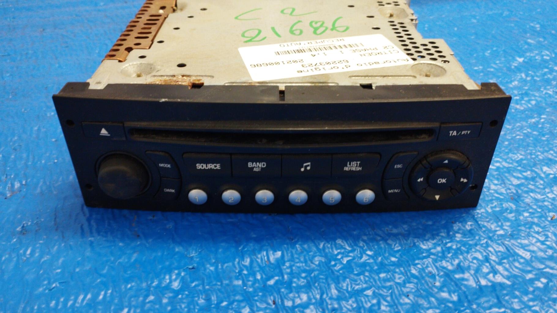 Autoradio originale CITROEN C2 PHASE 1 Gasolina - 1