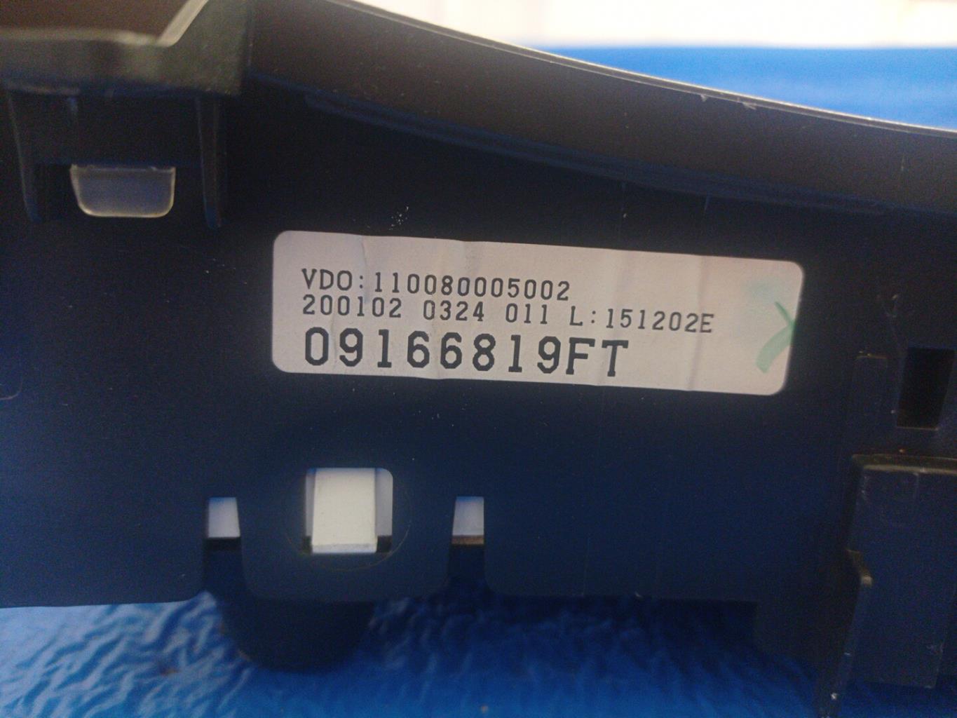 Compteur OPEL CORSA C PHASE 1 Diesel - 1
