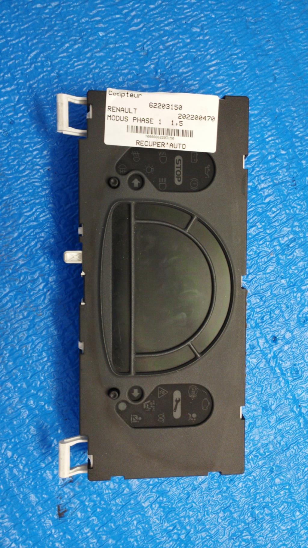 Compteur RENAULT MODUS PHASE 1 Diesel - 1