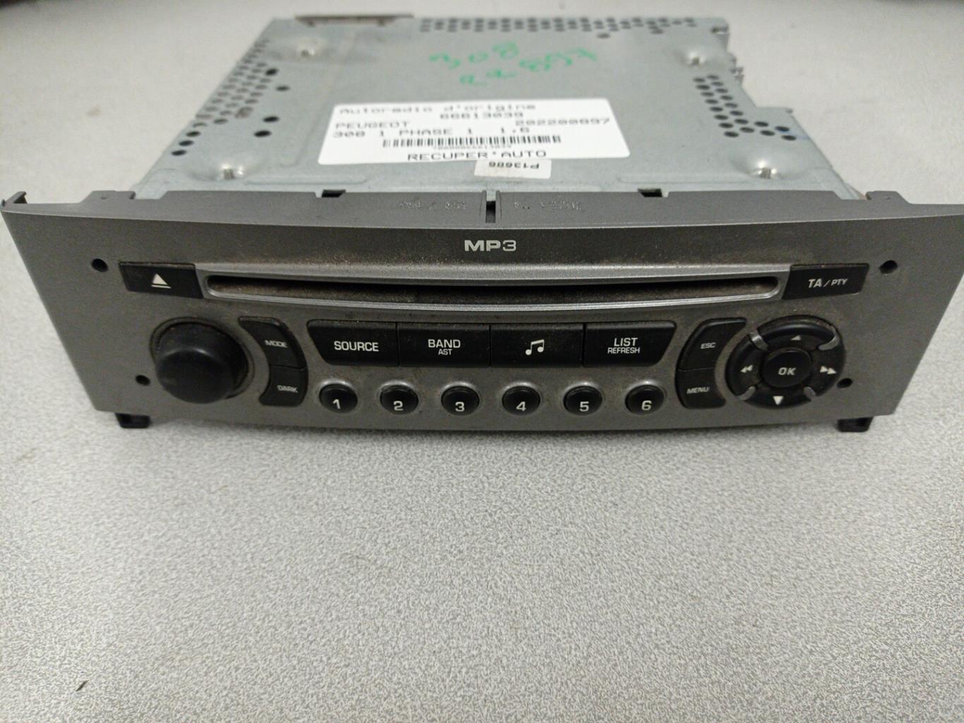 Autoradio originale PEUGEOT 308 1 PHASE 1 Diésel - 1