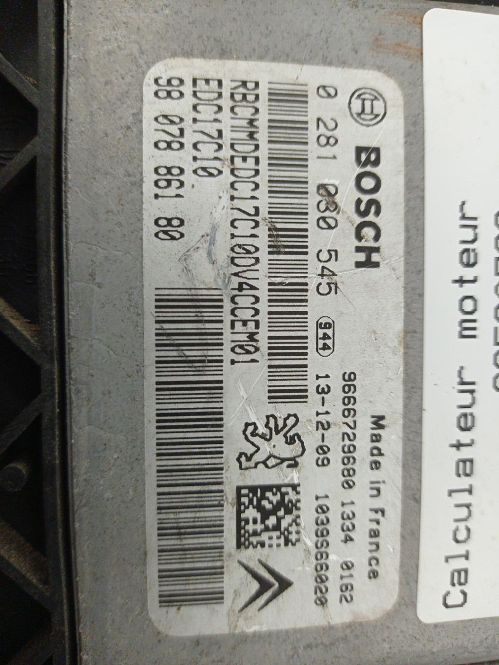 Centralina motore CITROEN C3 2 PHASE 2 Diésel - 1