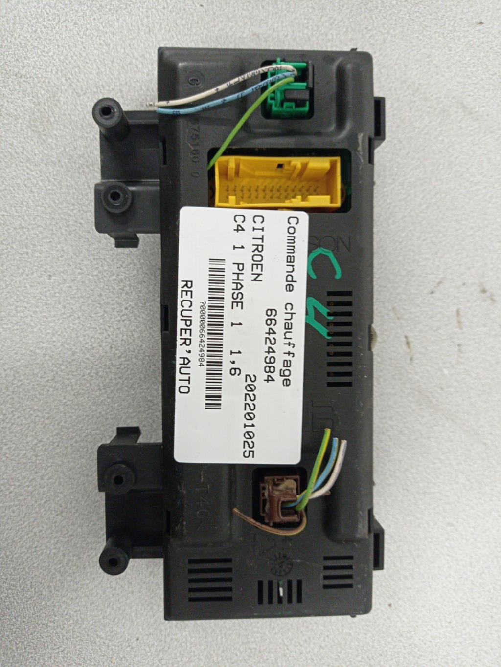 Commande chauffage CITROEN C4 1 PHASE 1 Diesel - 1