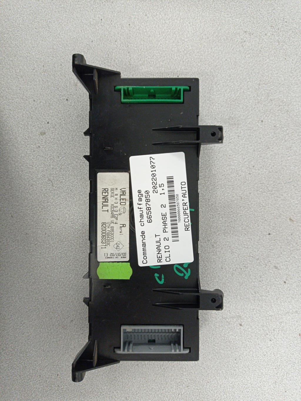 Commande chauffage RENAULT CLIO 2 PHASE 2 Diesel - 1