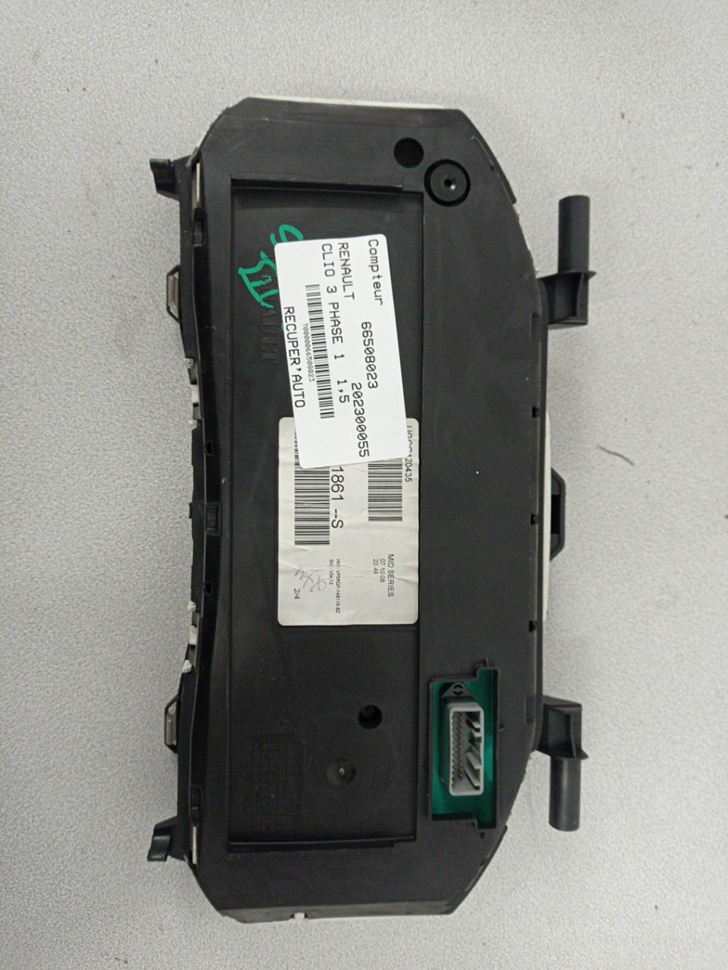 Compteur RENAULT CLIO 3 PHASE 1 Diesel - 1