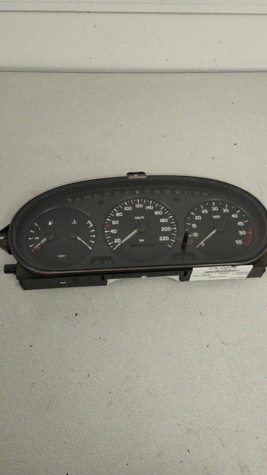 Compteur RENAULT MEGANE 1 PHASE 1 Diesel - 1