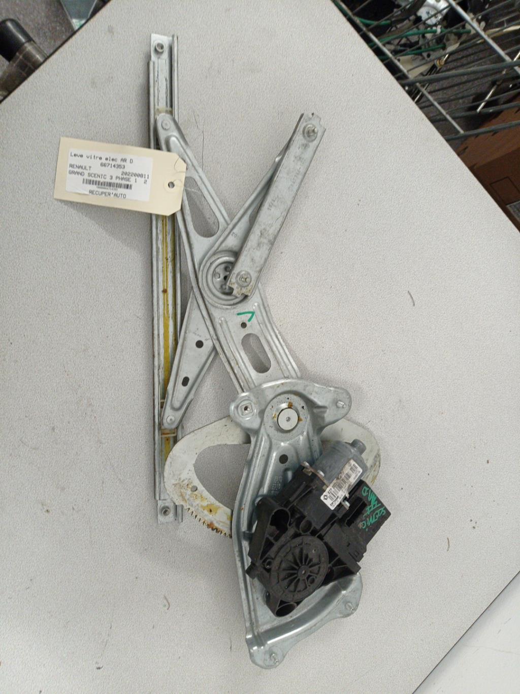 Alzacristalli elettrico posteriore destro RENAULT GRAND SCENIC 3 PHASE 1 Diésel - 1