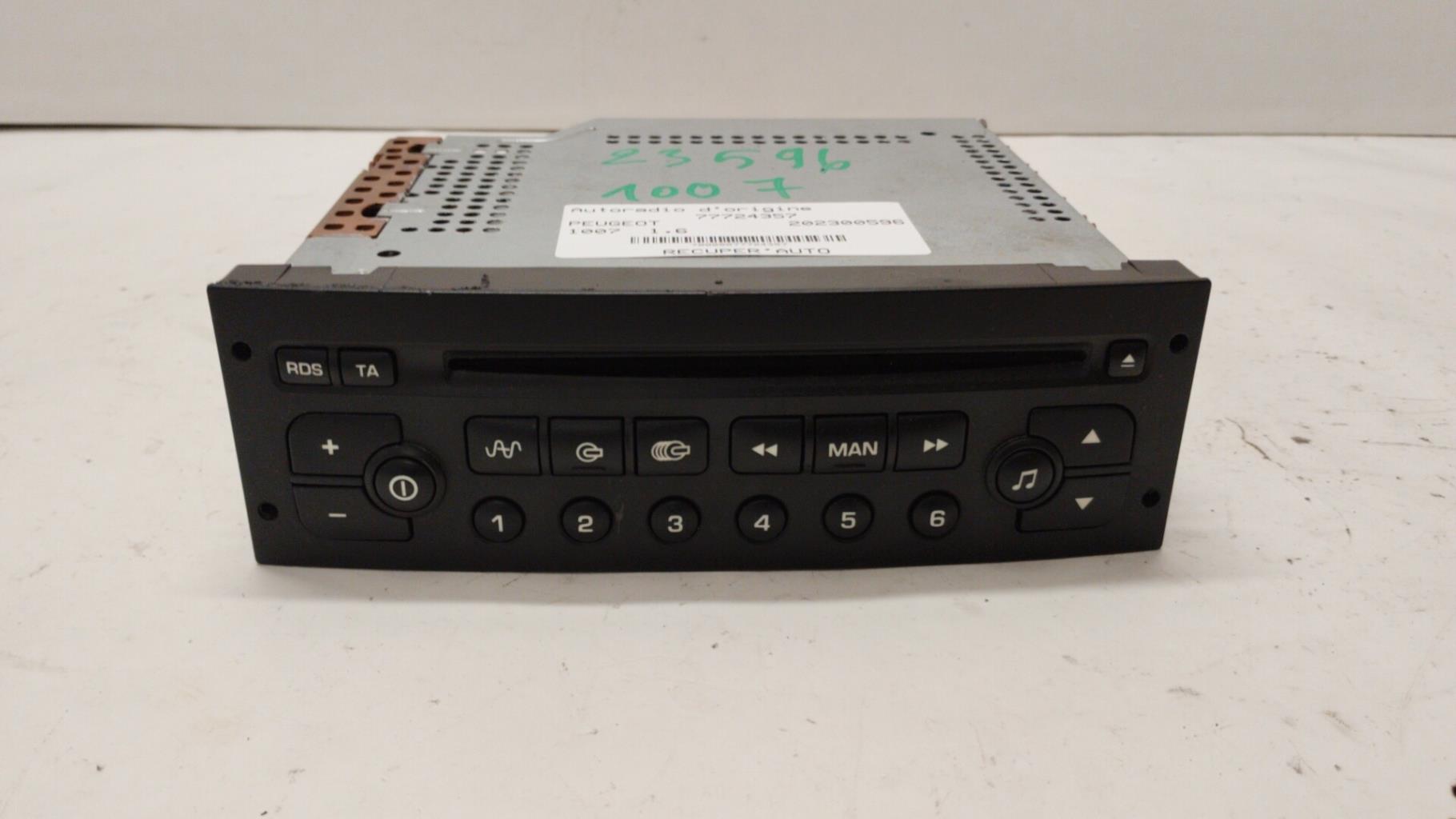 Autoradio originale PEUGEOT 1007 Gasolina - 1