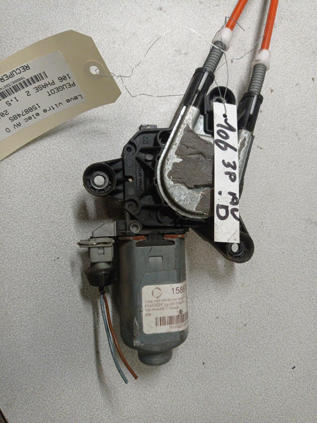 Alzacristalli elettrico anteriore destro PEUGEOT 106 PHASE 2 Diésel - 1