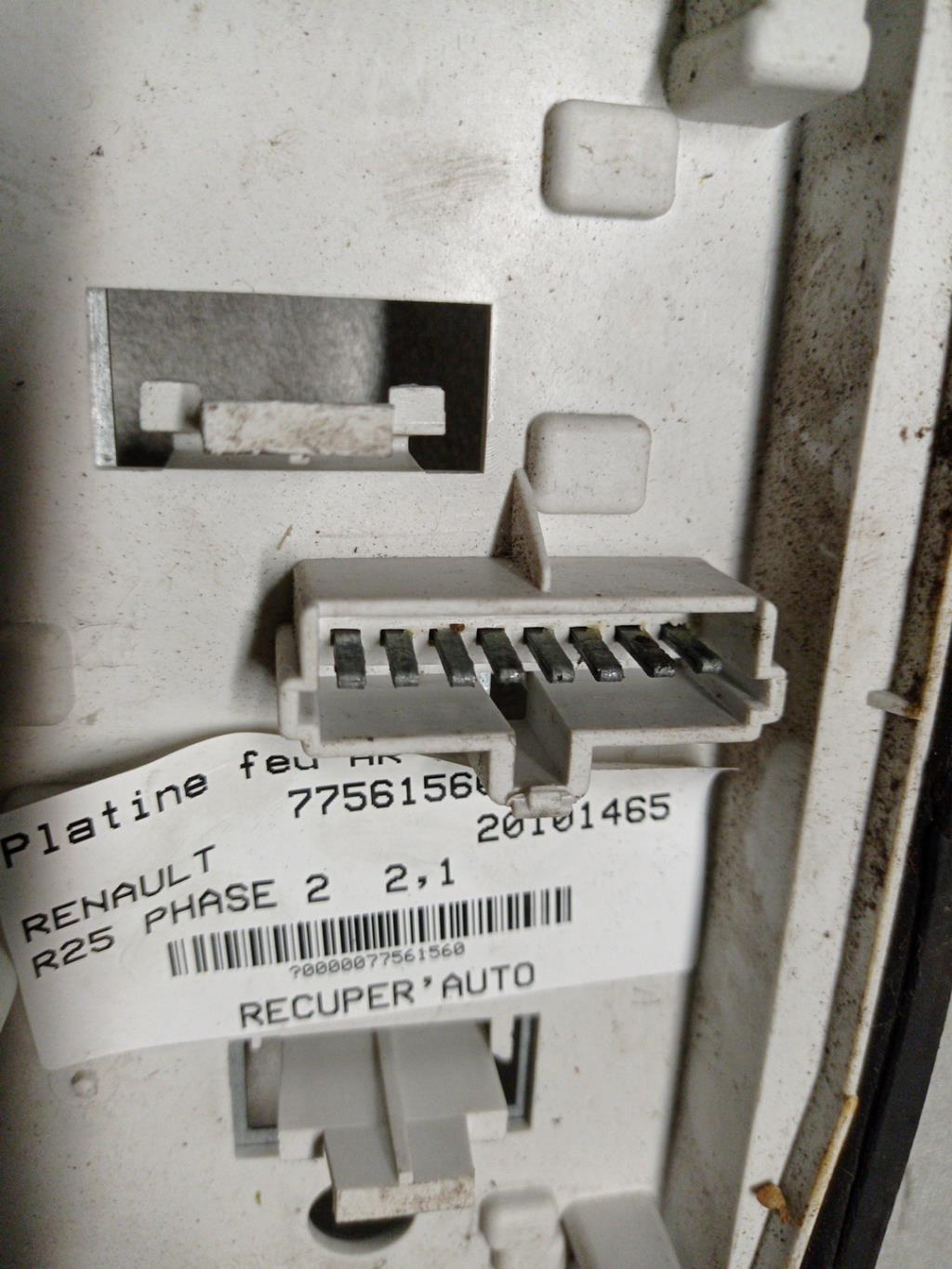 Base portalampade fanale posteriore sinistro RENAULT R25 PHASE 2 Diésel - 1