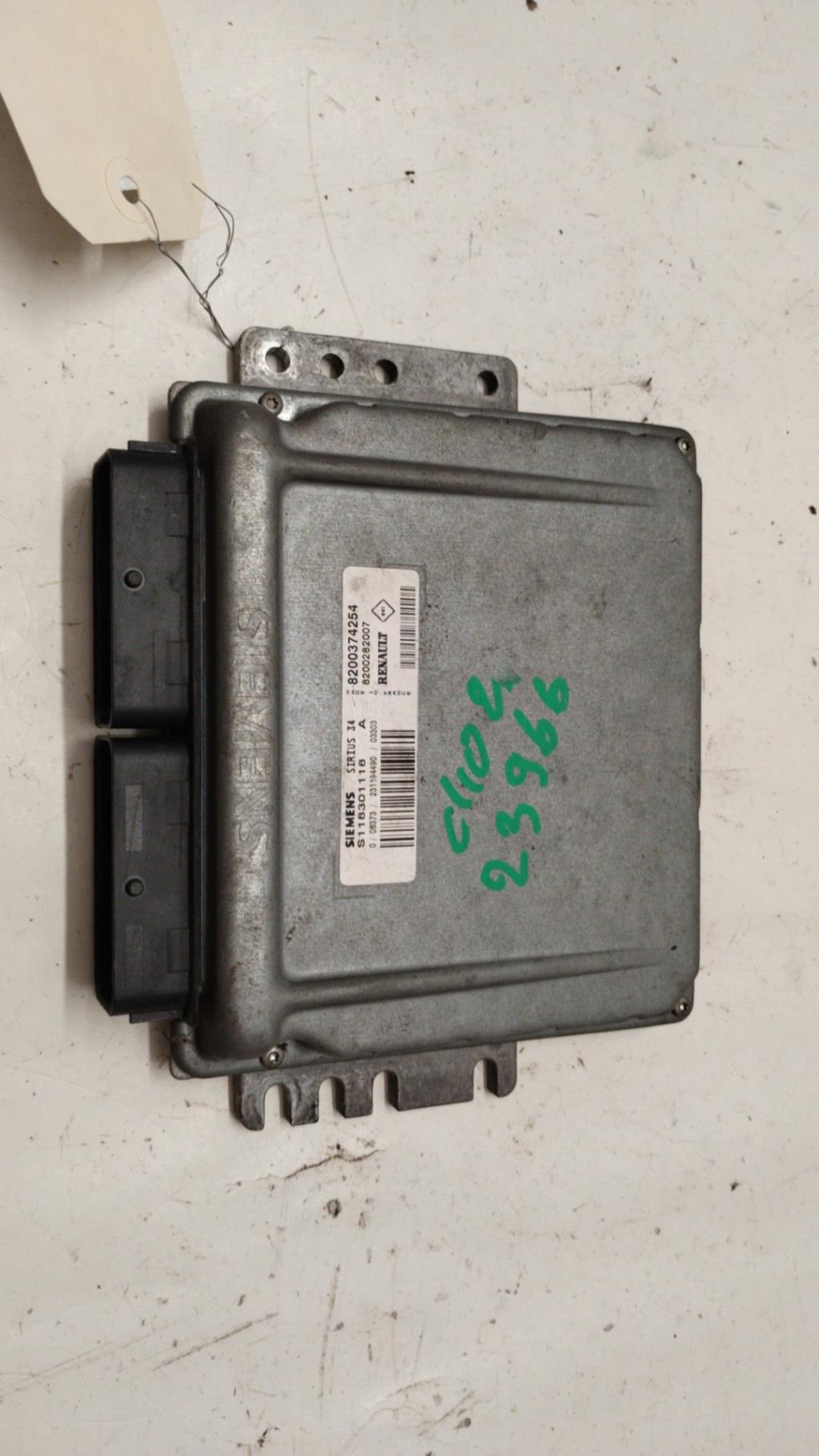 Centralina motore RENAULT CLIO 2 PHASE 2 Gasolina/GLP - 1