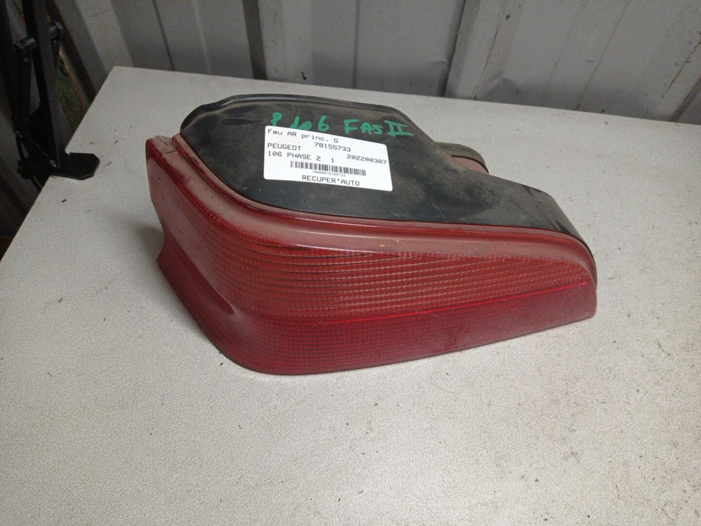 Fanale posteriore principale sinistro (luci) PEUGEOT 106 PHASE 2 Gasolina - 1